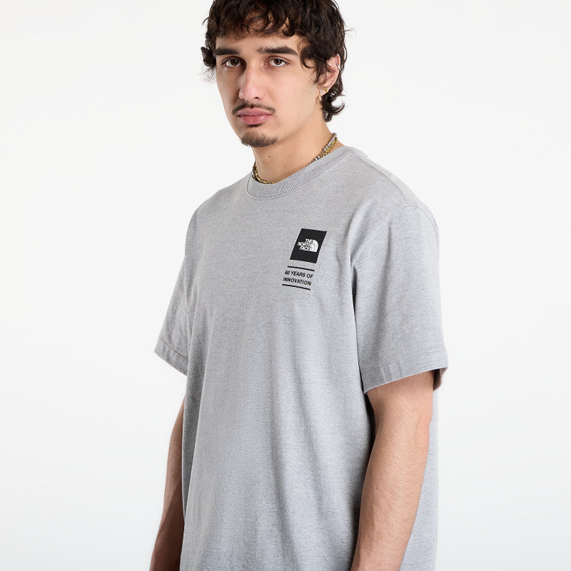 The North Face TNF Celebration Relaxed Short Sleeve Tee-Graphic TNF Pale Grey Heather