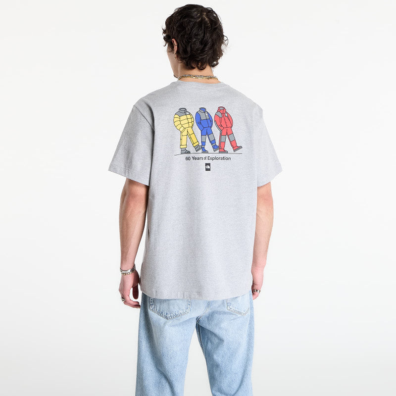 The North Face TNF Celebration Relaxed Short Sleeve Tee-Graphic TNF Pale Grey Heather