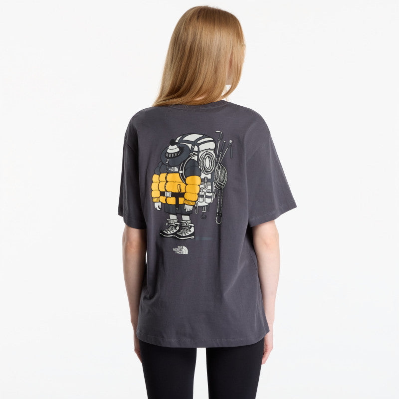 The North Face Gear Up Get Out Relaxed SS Tee UNISEX Anthracite
