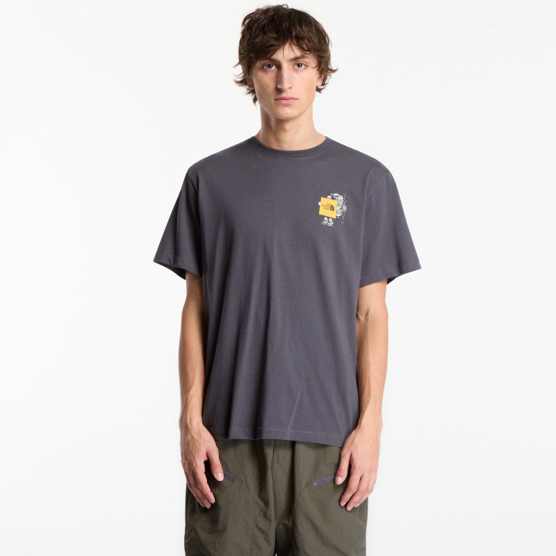 The North Face Gear Up Get Out Relaxed SS Tee UNISEX Anthracite