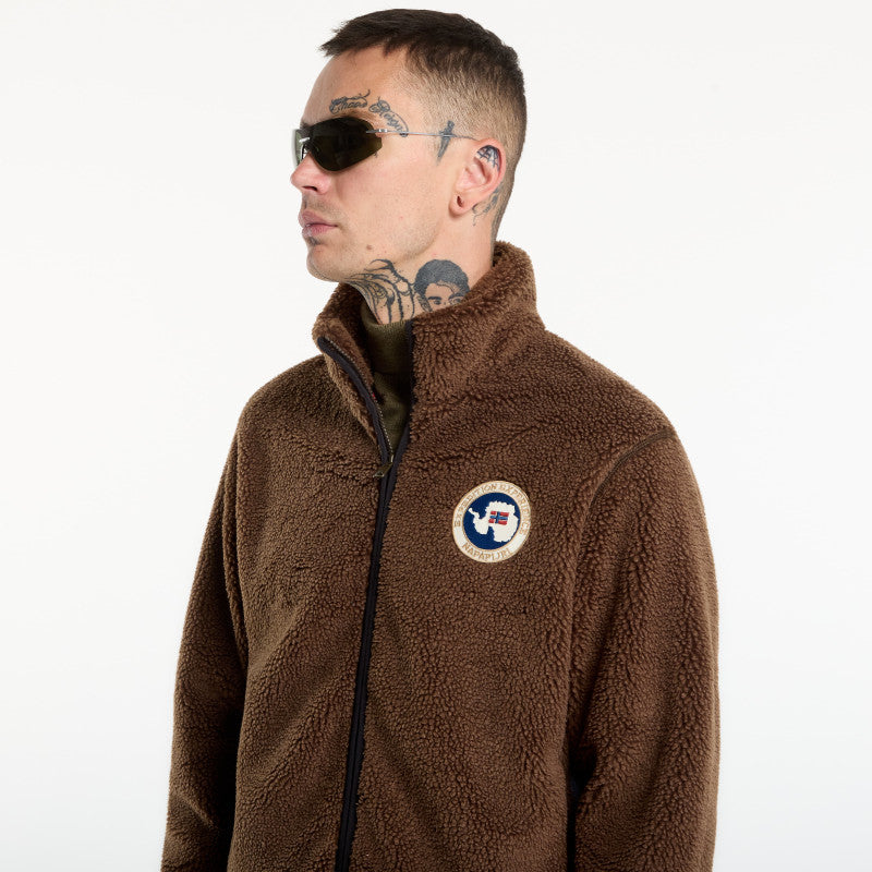Napapijri T-Archive Fleece Full-Zip Demitasse