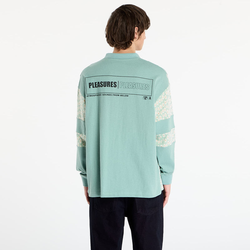 PLEASURES Sounds Rugby Polo Matcha