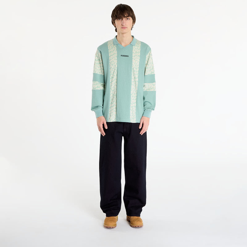 PLEASURES Sounds Rugby Polo Matcha
