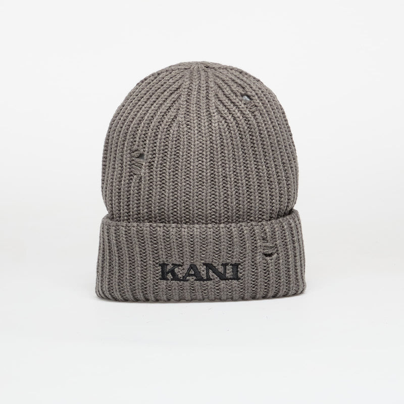 Karl Kani Retro Distress Beanie Grey