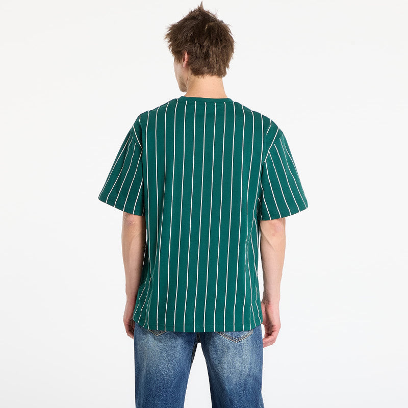 Karl Kani Small Signature Essential Pinstripe Tee Green