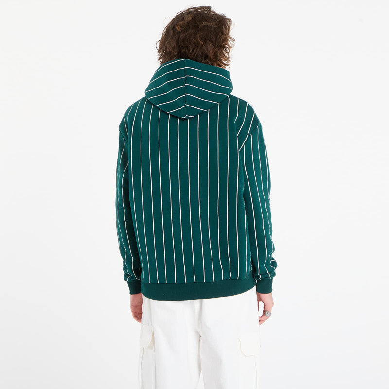 Karl Kani Small Signature Essential Pinstripe Hoodie Green