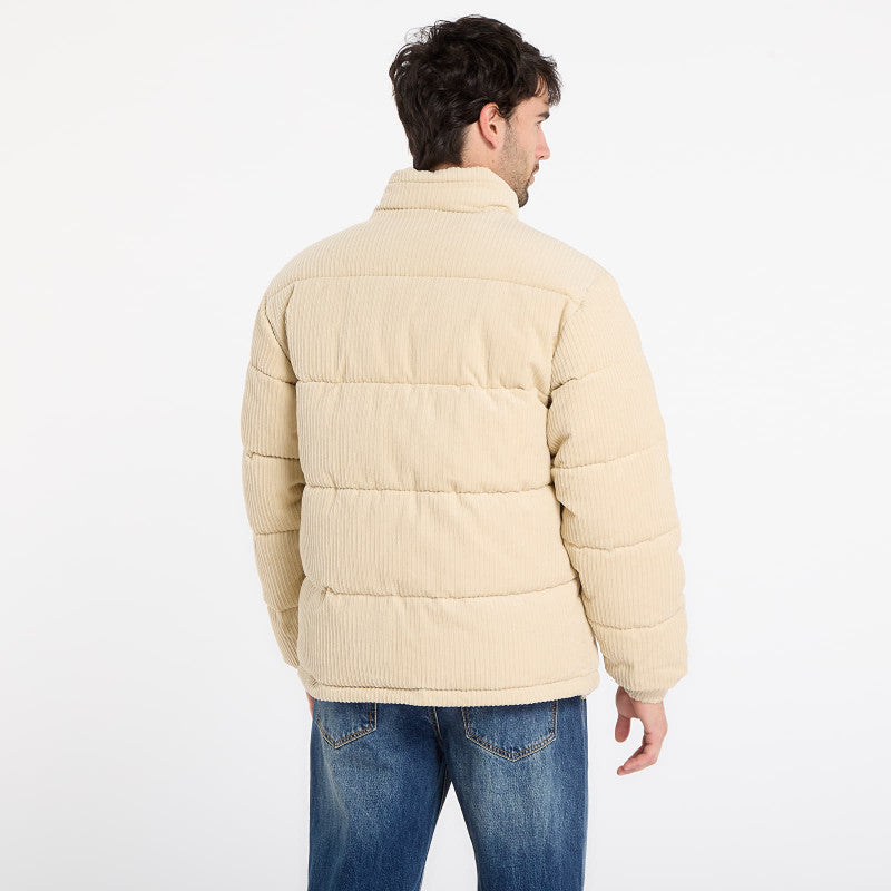 Karl Kani Signature Corduroy Puffer Jacket Beige