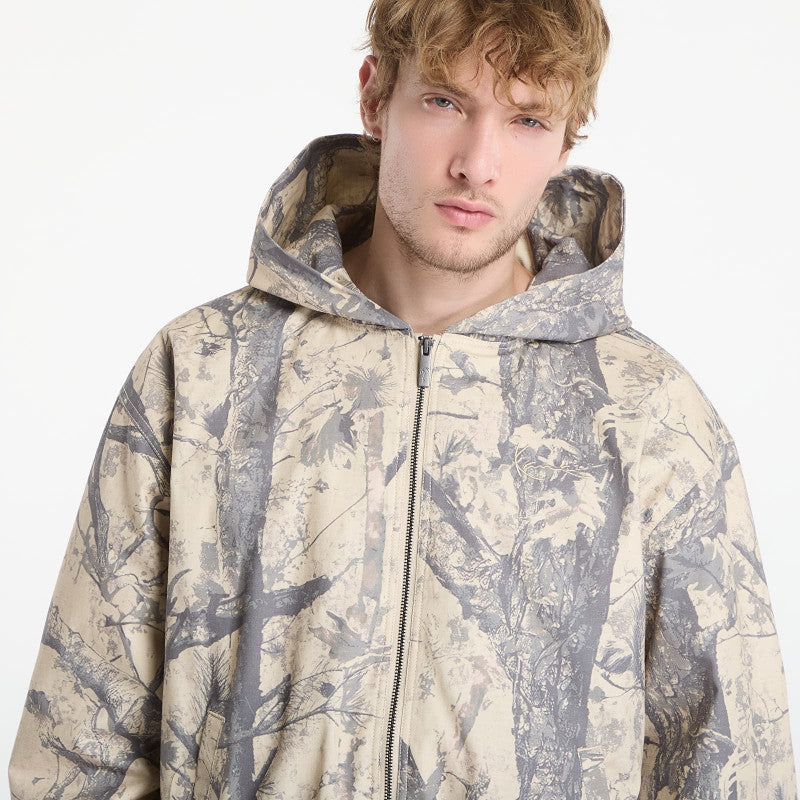 Karl Kani Signature Wood Camo Oversized Work Jacket Multicolor
