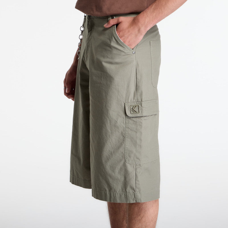 Karl Kani Og Camo Baggy Cargo Shorts Green