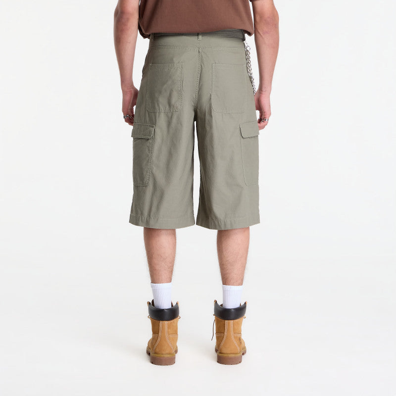 Karl Kani Og Camo Baggy Cargo Shorts Green