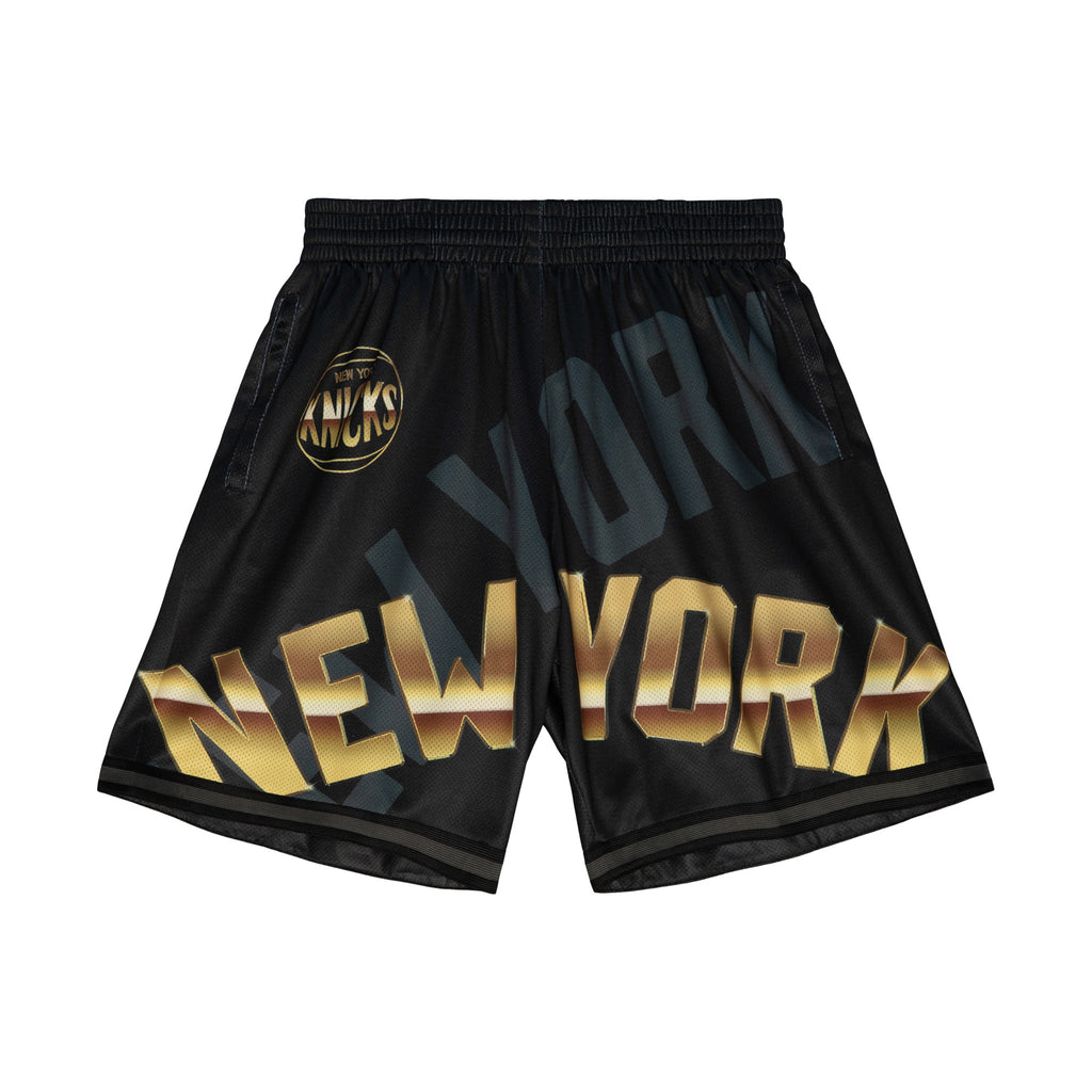 Mitchell & Ness NBA Big Face 4.0 Fashion ShortNew York Knicks Black