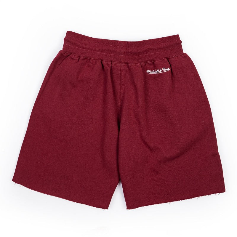 Mitchell & Ness Essentials Fleece Shorts Cabernet
