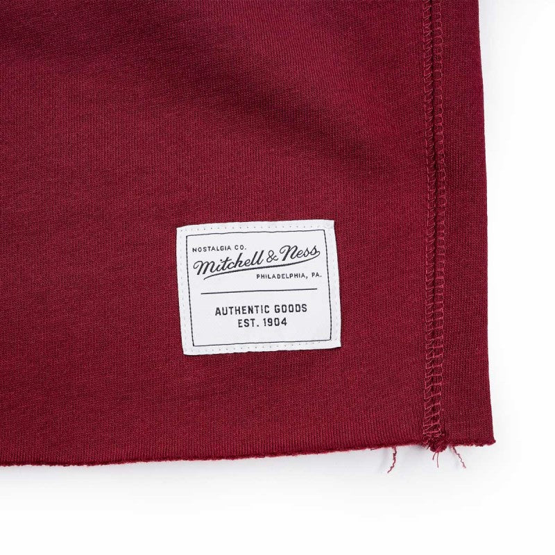 Mitchell & Ness Essentials Fleece Shorts Cabernet