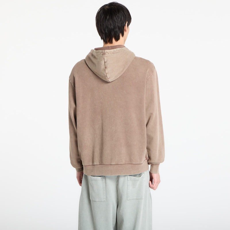 RIPNDIP Castanza Zip Up Hoodie Brown Vintage Wash
