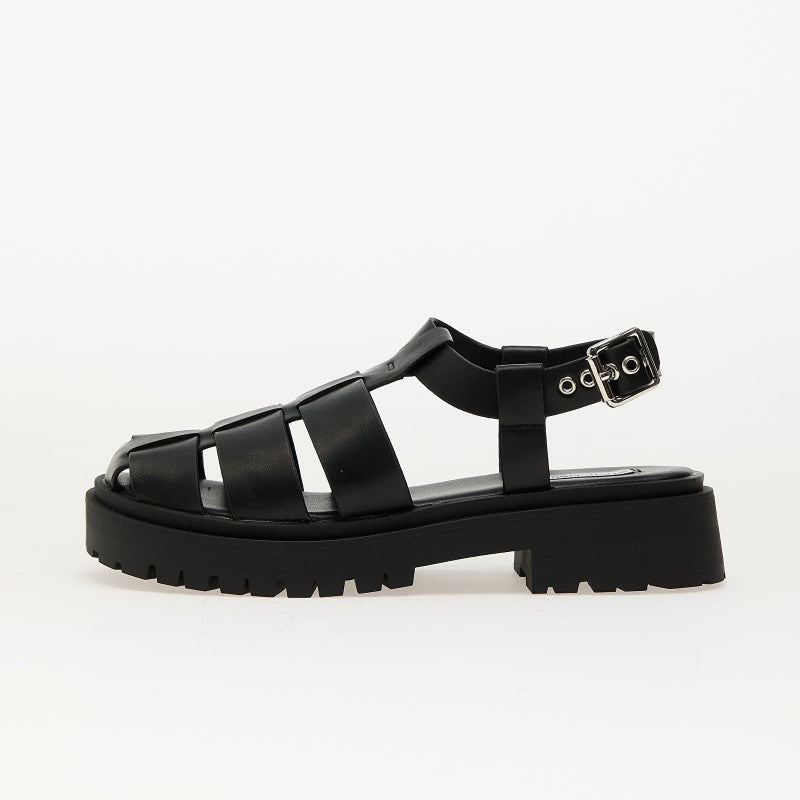 Steve Madden Market Blk Action Leat