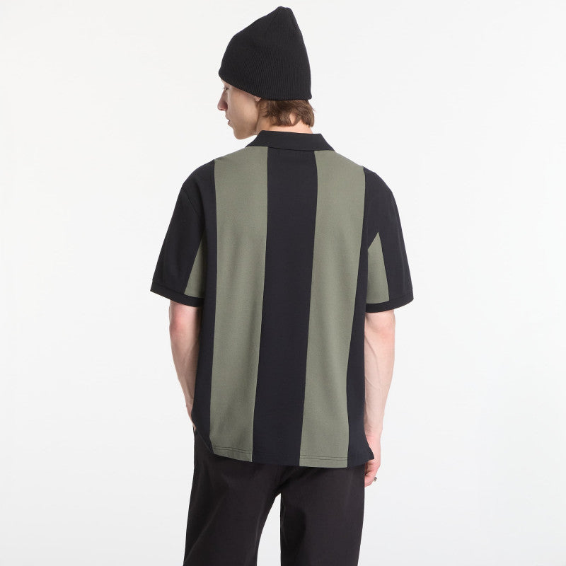 Fred Perry Meyba Cut And Sew Polo Shirt Green
