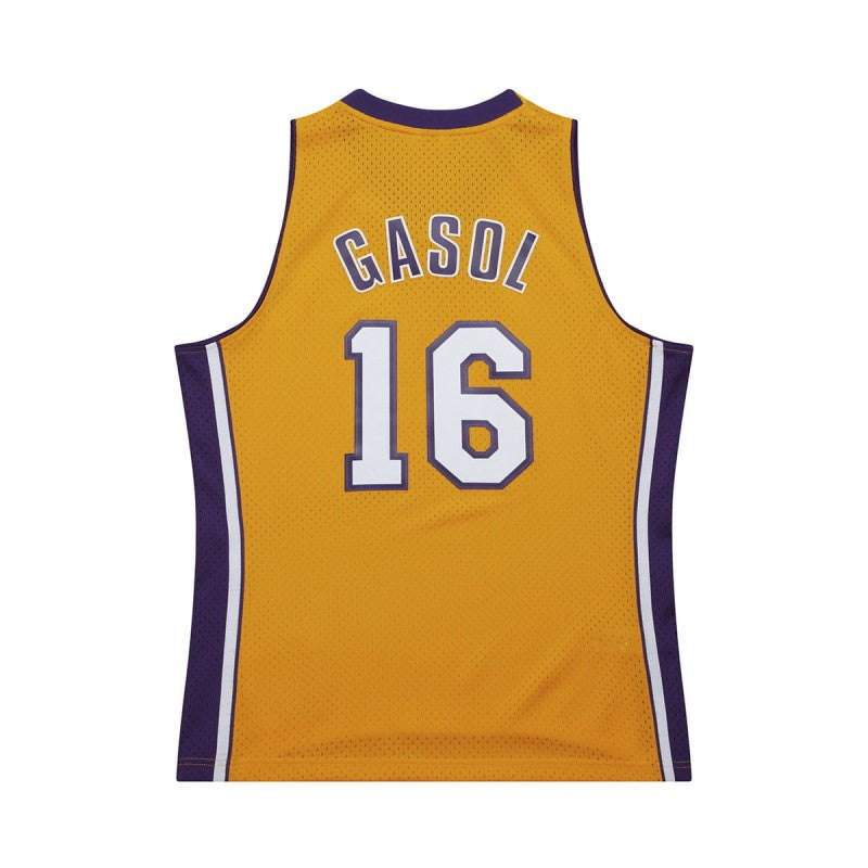 Mitchell & Ness NBA Gold Swingman Jersey Los Angeles Lakers 2009-10 Pau Gasol