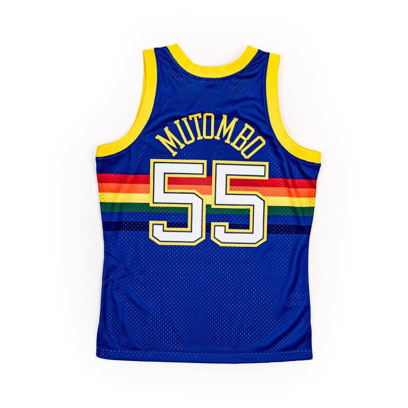 Mitchell & Ness NBA Swingman Jersey Denver Nuggets Road 1991-92 Dikembe Mutombo