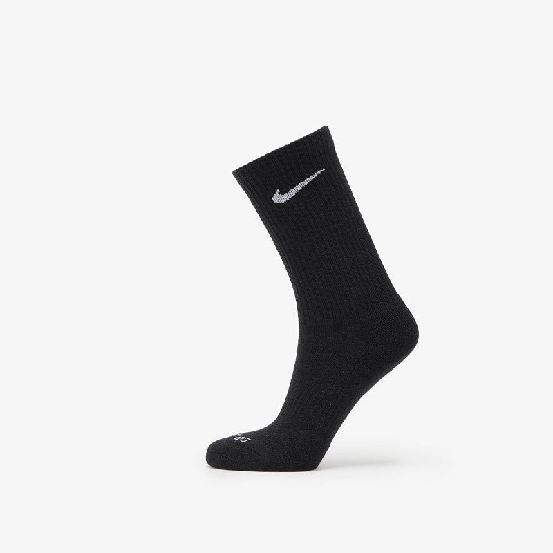 Nike Everyday Plus Cushioned Training Crew Socks (6 Pairs) Black/ White