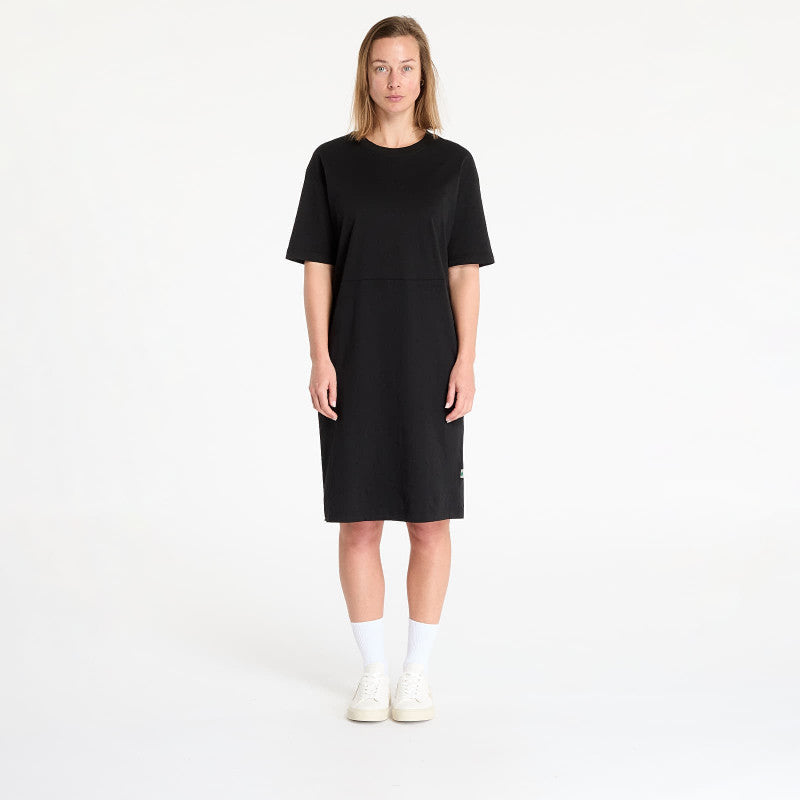 Sukienka Urban Classics Ladies Organic Oversized Slit Tee Dress Black