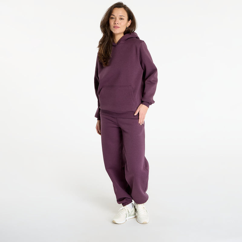 Urban Classics Ladies Fluffy Hoody Plum Purple