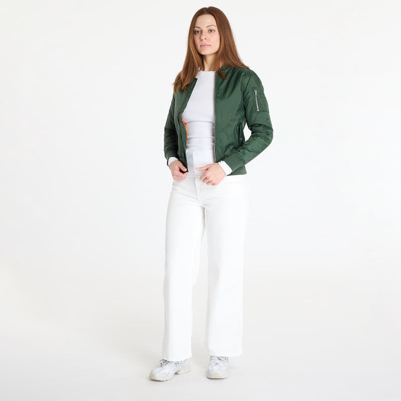 Urban Classics Ladies Basic Bomber Jacket Green