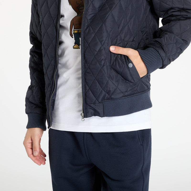 Urban Classics Diamond Quilt Nylon Jacket Navy