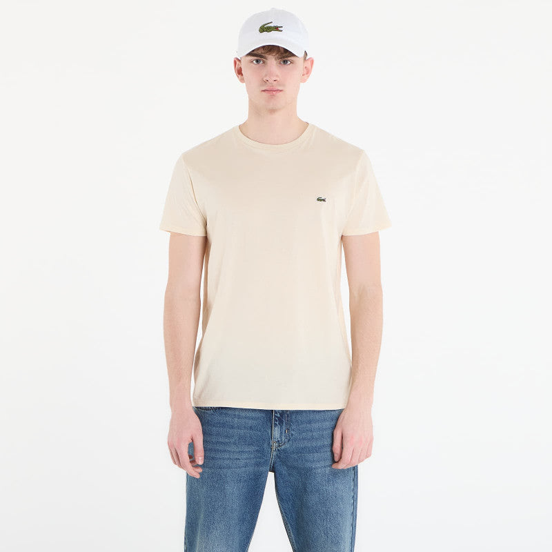 LACOSTE Tee-Shirt Naturel Clair
