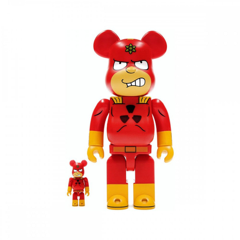 Figurki Medicom x The Simpsons Bearbricks 100% & 400% Set "Radioactive Man"
