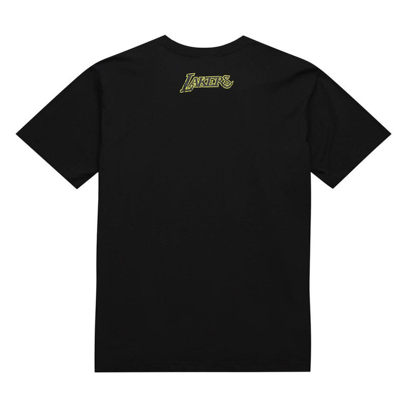 Mitchell & Ness NBA HW Neon Pop Player SS Tee Vintage Logo Los Angeles Lakers Magic Johnson