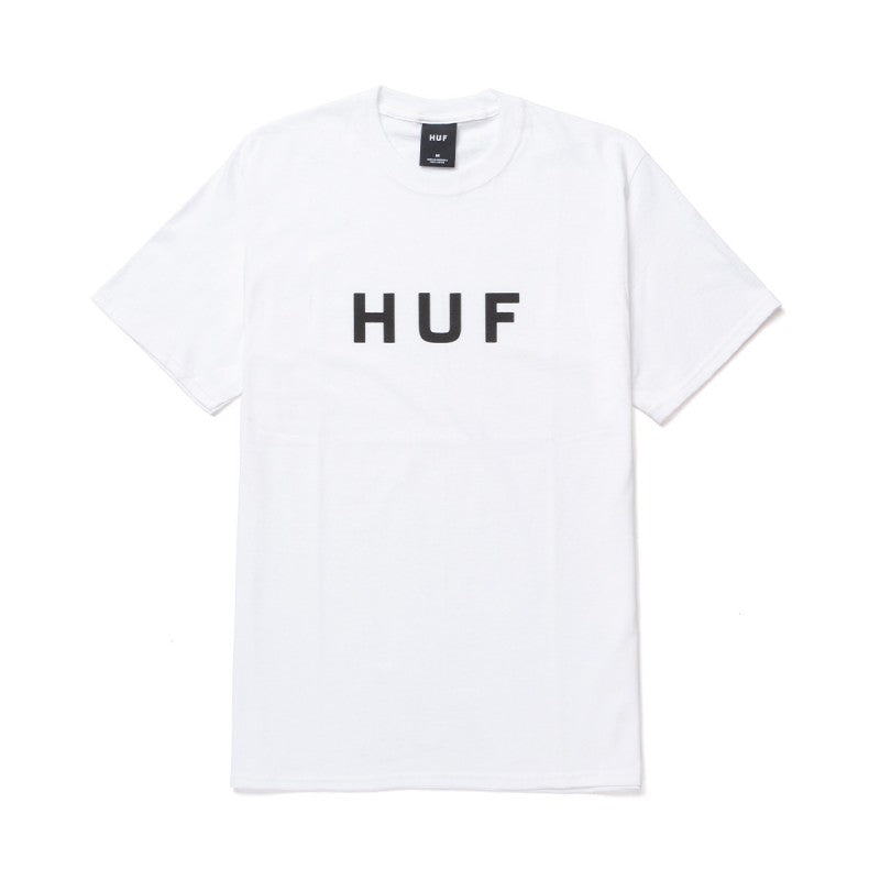 HUF Essentials OG Logo T-Shirt White