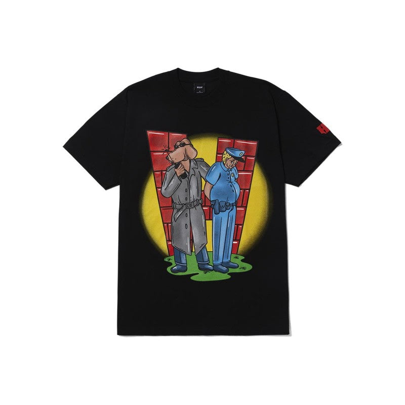 HUF Unlawful T-Shirt Black