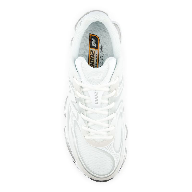 New Balance 2000 White/ Silver Metallic