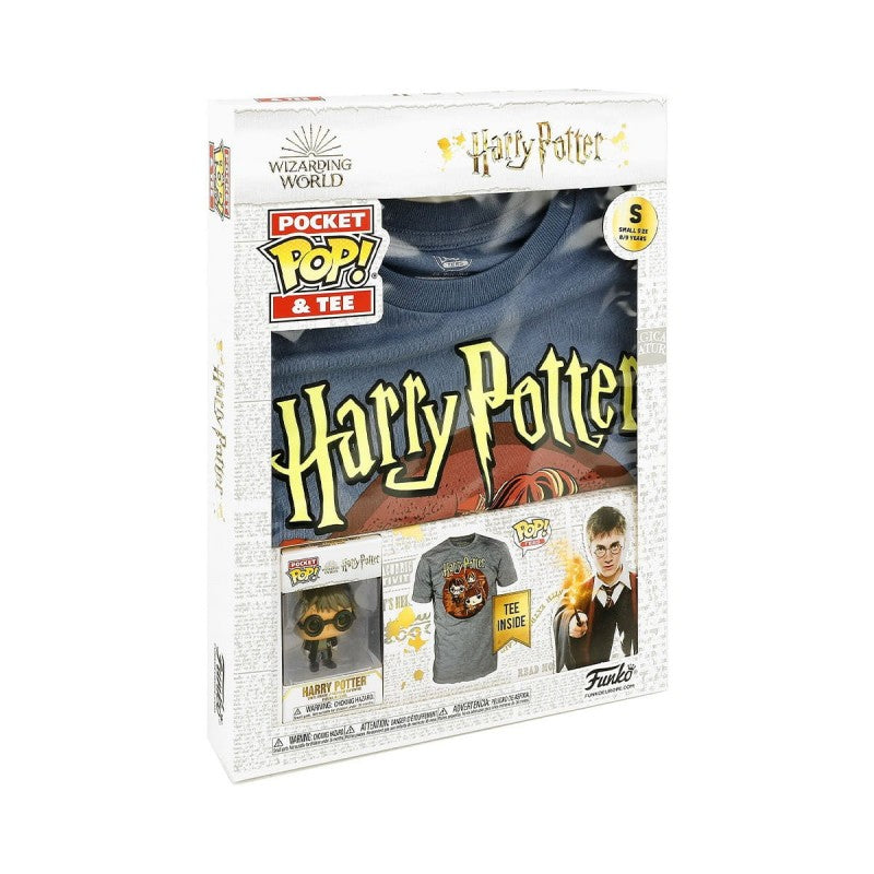 Funko Pocket Pop & Tee Kid's / Youth Harry Potter Trio
