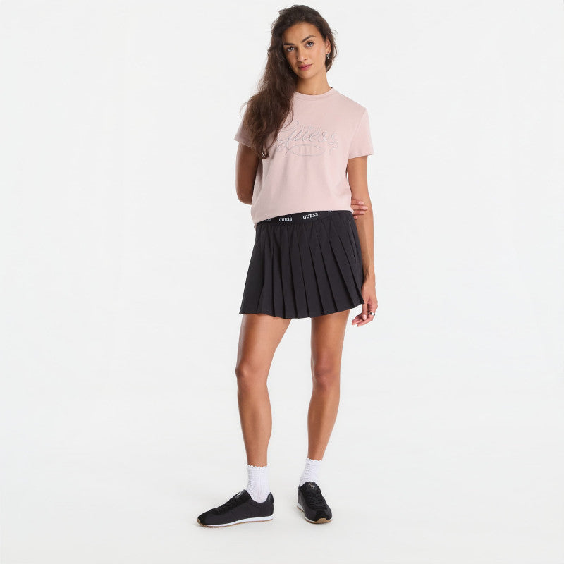 GUESS Syrma Cn Ss T-Shirt Soft Mauve
