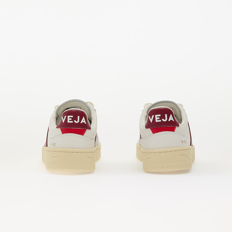 Veja Wmns V-90 O.T Leather Ex-White_Marsala