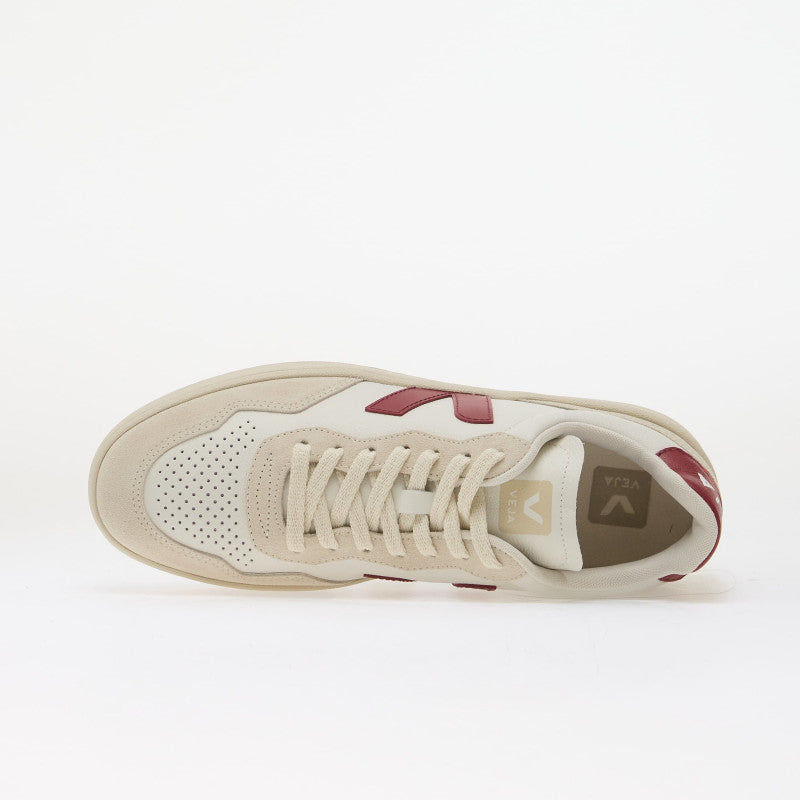 Veja V-90 O.T. White/ Marsala/ Natural