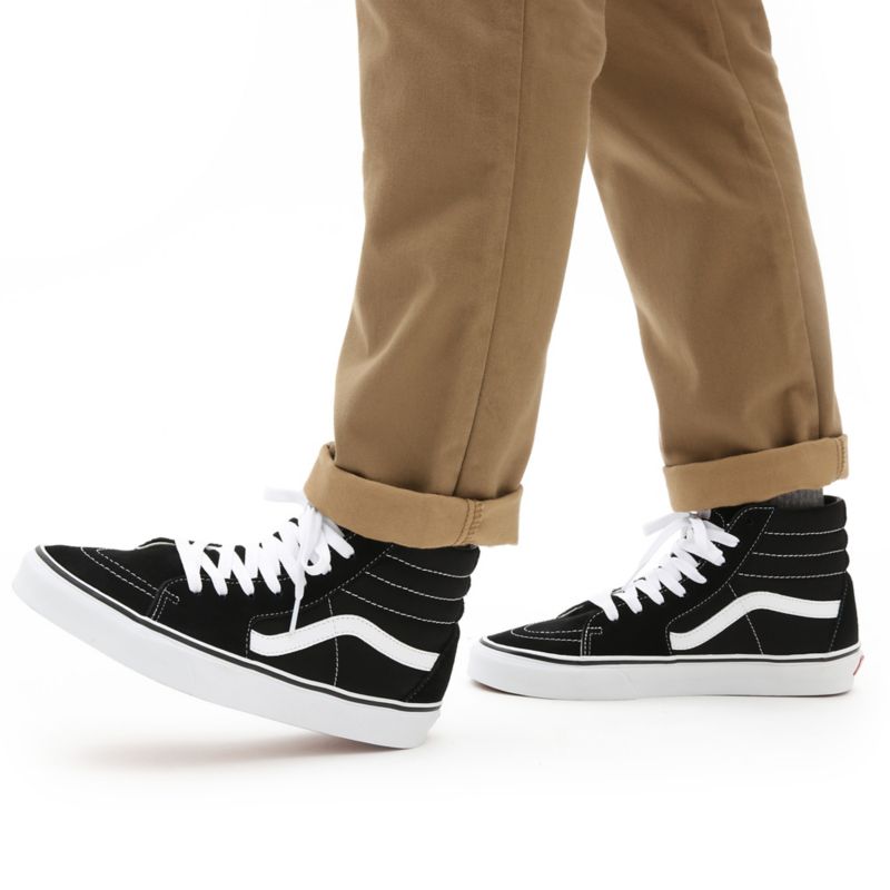 Vans Sk8 Hi Black White
