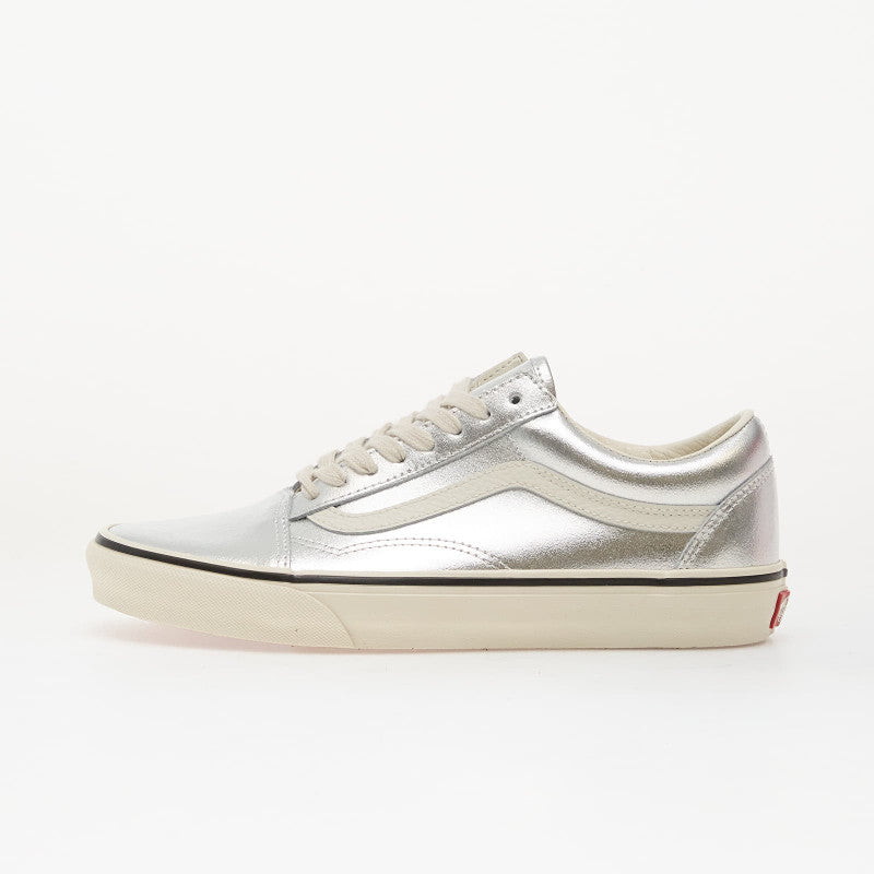 Vans Old Skool Leather Metallic Silver