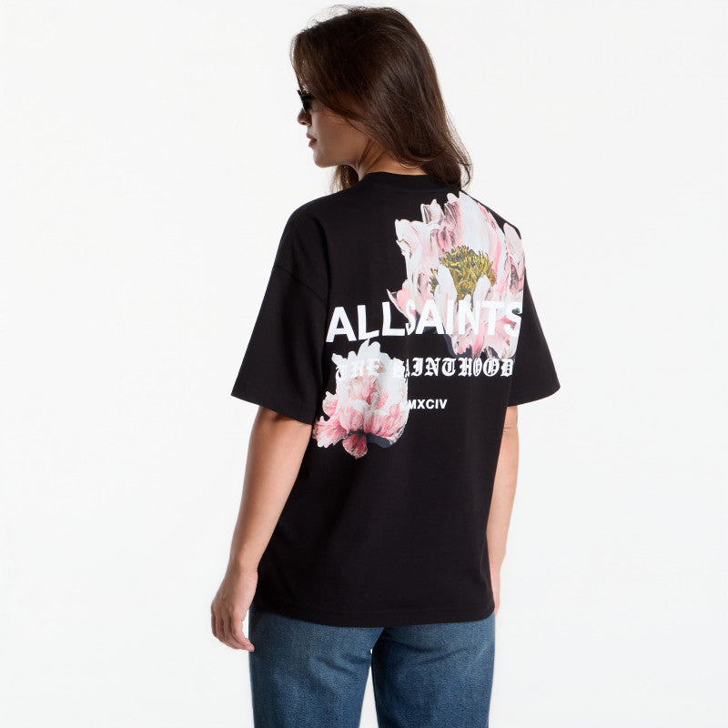 AllSaints Eliana Etta Tee Black