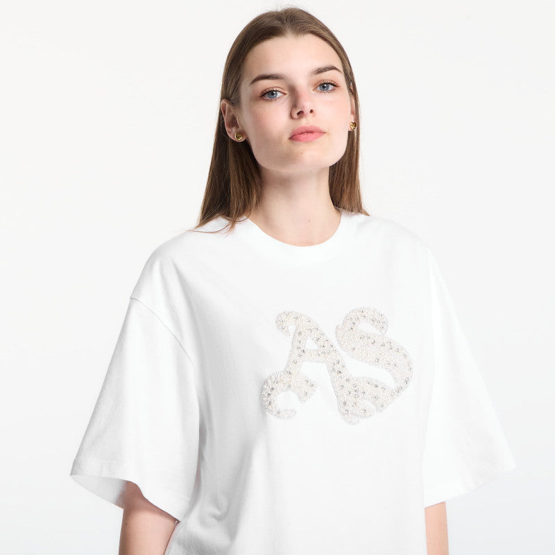 AllSaints Icon Amelie Tee Optic White