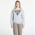GUESS Ls Triangle Glitter Sweatshirt Grey