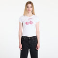 GUESS Ss Wavy Cherry Logo R5 Tee White