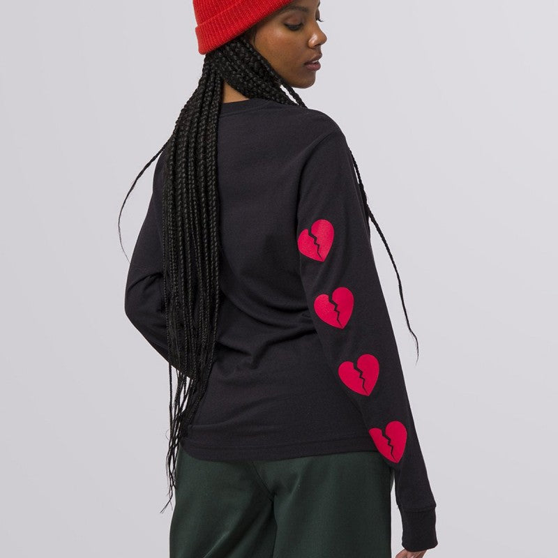 HUF Milton Relax WMNS Longsleeve Black