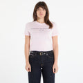 Tommy Hilfiger Reg Corp Logo C-Nk Ss Light Pink