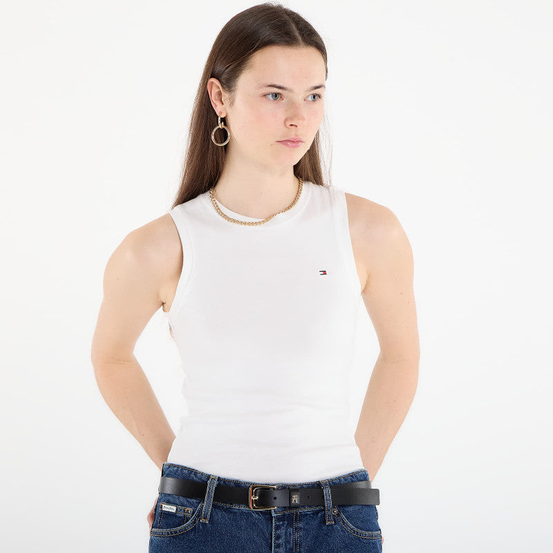 Tommy Hilfiger Slim Cody C-Nk Tank Top White