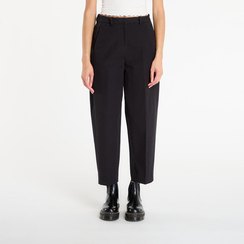 Tommy Hilfiger Barrel Leg Gabardine Trousers Black