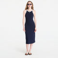 Sukienka Tommy Hilfiger Contrast Bind Rib Tank Dress Navy