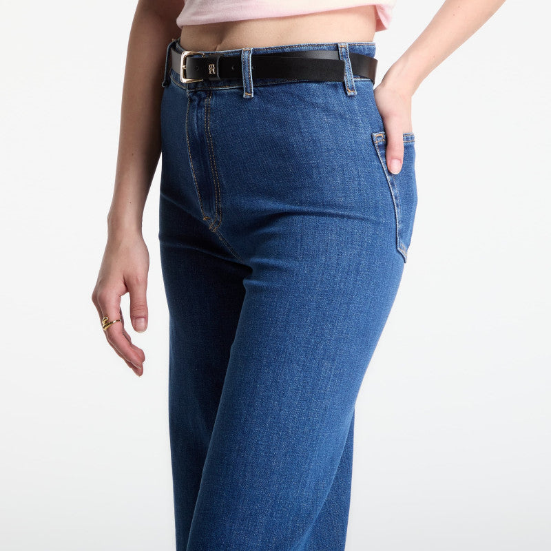Jeansy Tommy Hilfiger Wide Leg Rian Hw Ankle Jeans Rian