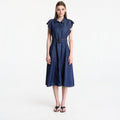 Sukienka Tommy Hilfiger Volant F&F Midi Dress Leny Ss Leny